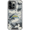 NFL Los Angeles Chargers Camo iPhone 16 Pro Clear Case